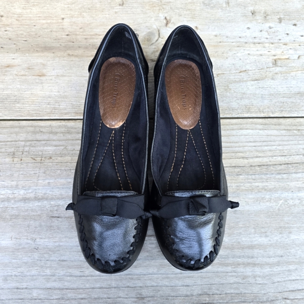 BareTraps Camara Y2K Feminine Minimalist Leather Ribbon Comfort Ballet Flats 10M - Picture 7 of 16